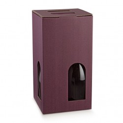 Scatola in legno porta bottiglie vino 36x19x10 cm - 2 bottiglie - Capra  Group Shop Online